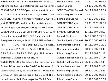 E-Mail-Postfach